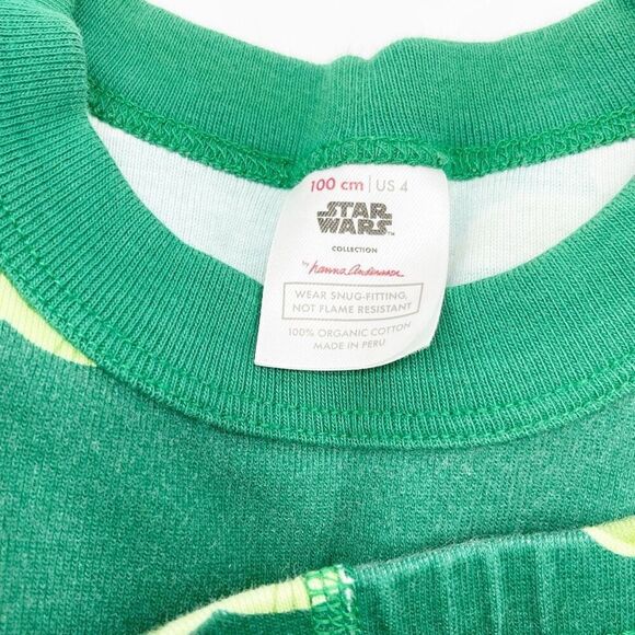 Hanna Andersson Long Johns The Child Grogu lot of two pair - Kids EU 100 / US 4 - Picture 8 of 10